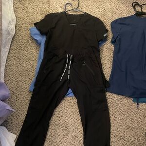 Black med couture scrubs